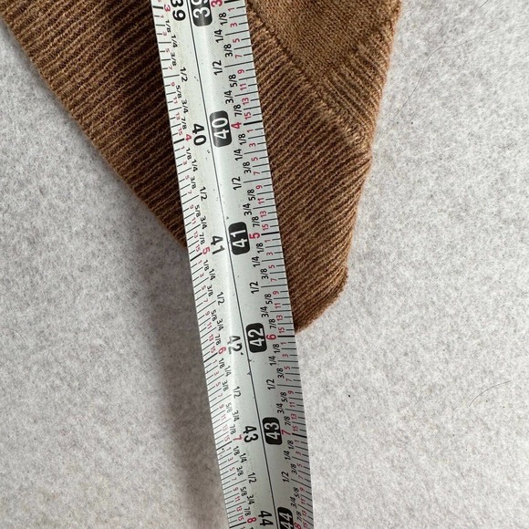 Chicos Tunic Sweater MEDIUM BeigeTurtleneck Handkerchief Hem Cashmere Blend - Picture 12 of 14